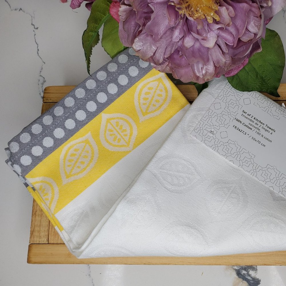 2/$30 🔥 Cotton Kitchen Towels (Set)